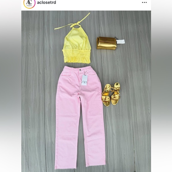 ZARA BLOGGERS FAV HIGH WAIST ANKLE JEANS - Picture 1 of 11